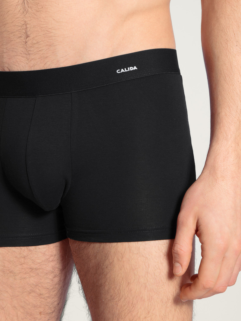 Sous Vêtement Calida Cotton Code Boxer Brief Schwarz Homme | JYK-1784612