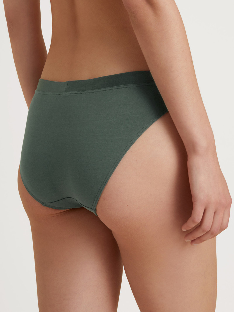 Sous Vêtement Calida Cate Brief Vert Femme | HXS-7877906