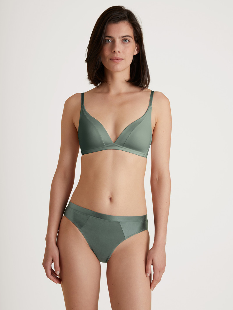 Sous Vêtement Calida Cate Brief Vert Femme | HXS-7877906