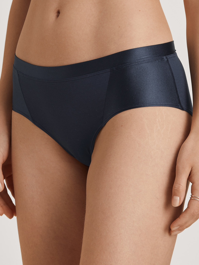 Sous Vêtement Calida Cate Panty, Low Cut Bleu Foncé Femme | QFF-5130818