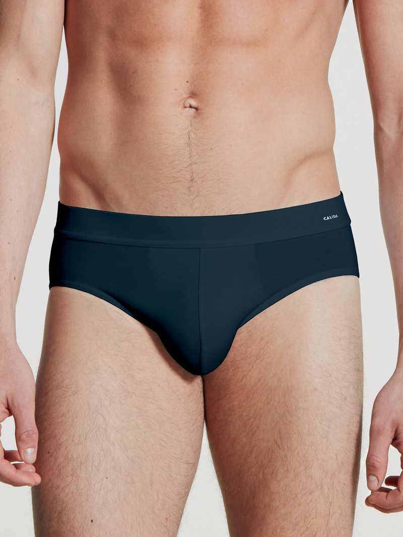 Sous Vêtement Calida Cotton Code Brief Noir Homme | MRE-6556638