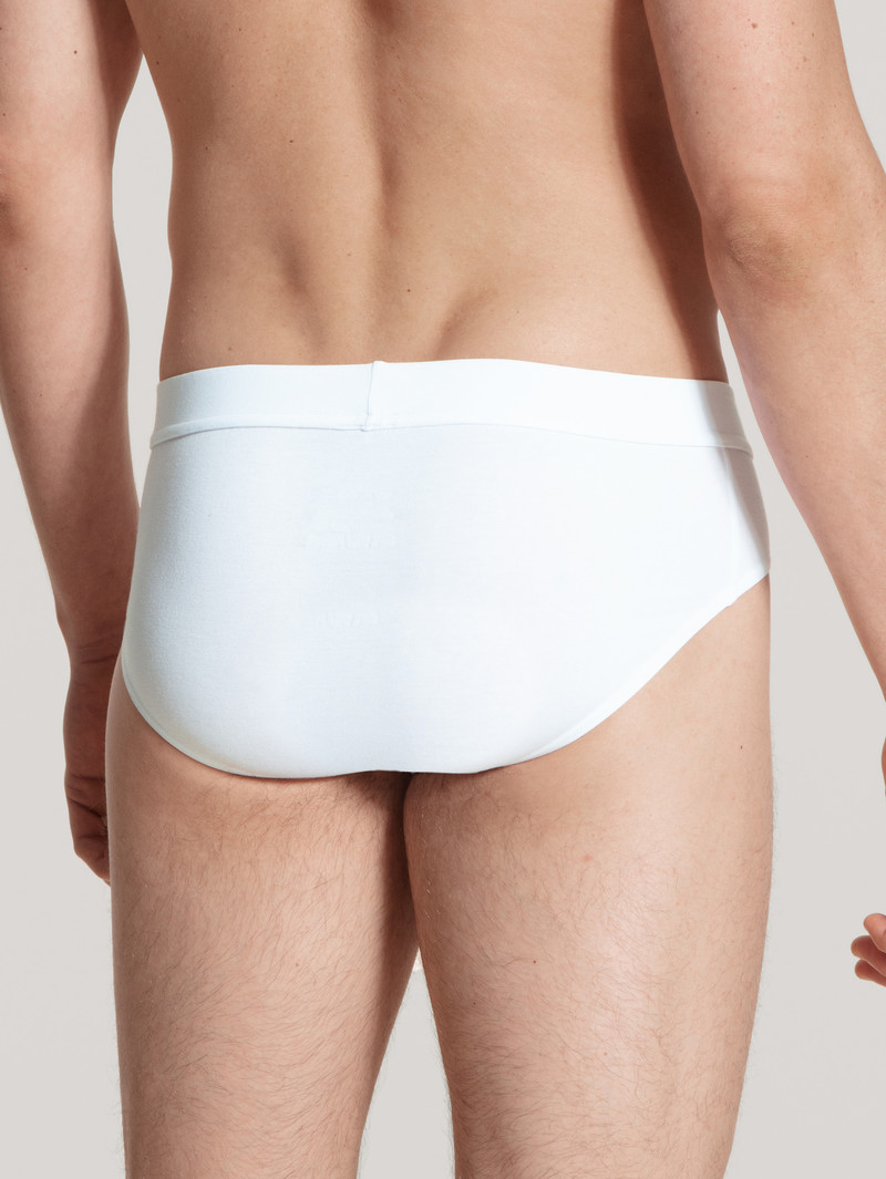 Sous Vêtement Calida Cotton Code Brief Weiss Homme | MSU-3864207