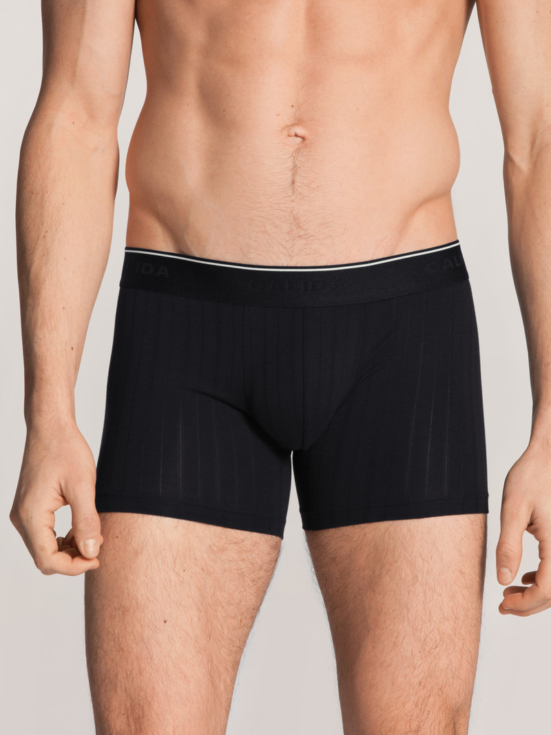 Sous Vêtement Calida Pure & Style Boxer Brief Schwarz Homme | RFD-1515382