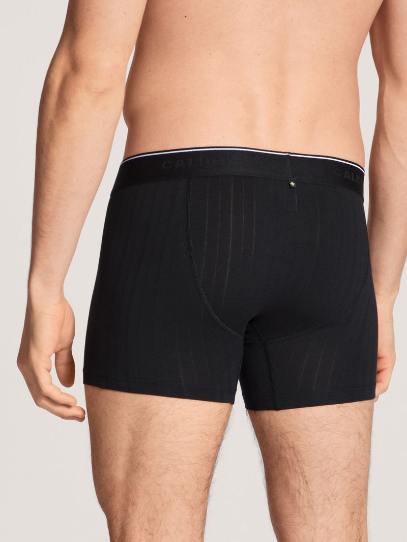 Sous Vêtement Calida Pure & Style Boxer Brief Schwarz Homme | RFD-1515382