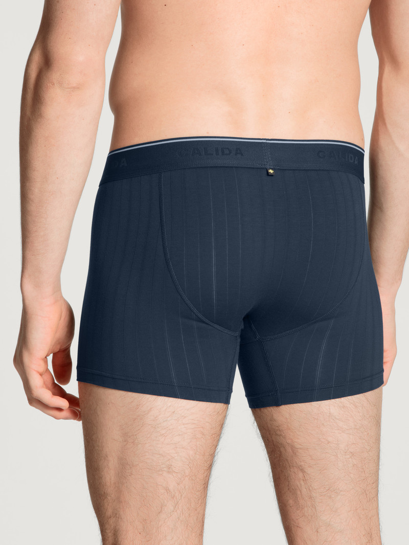 Sous Vêtement Calida Pure & Style Boxer Brief Indigo Homme | GQX-5071904