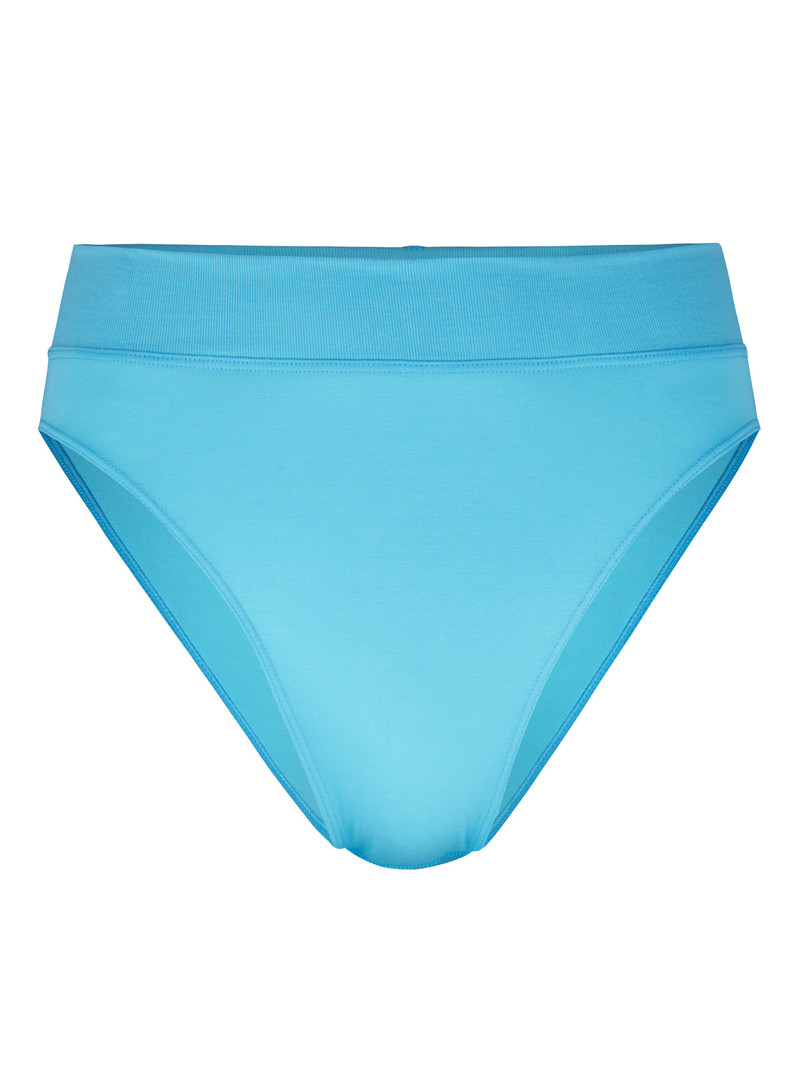 Sous Vêtement Calida Elastic Duopack Brief Soft Waistband, High Waist Bleu Femme | SBP-7501663