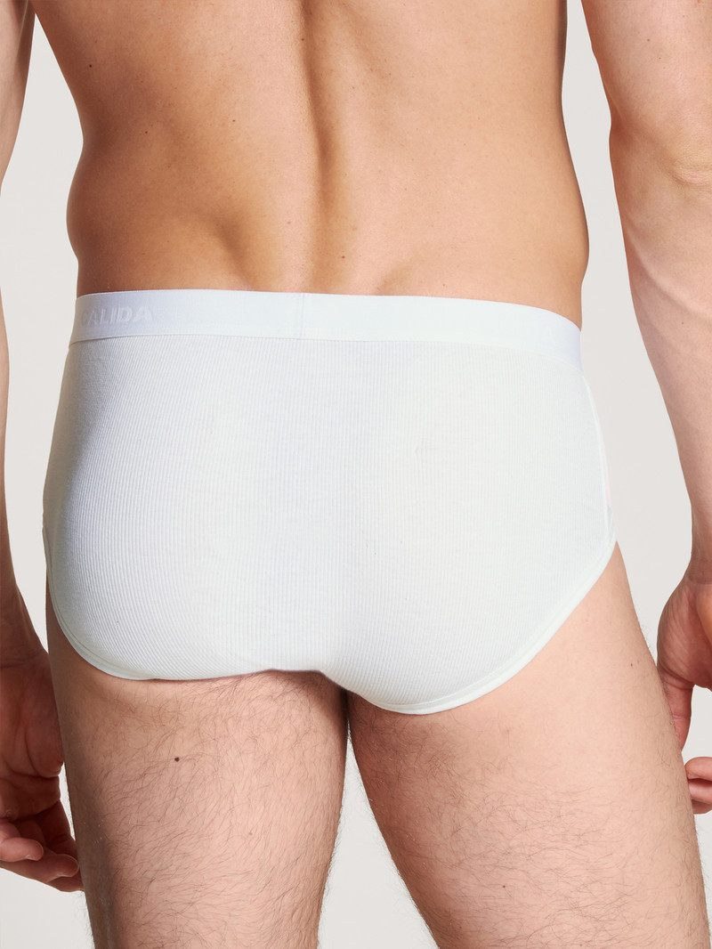 Sous Vêtement Calida Natural Benefit Briefs In A Double Pack Weiss Homme | KYC-3909086