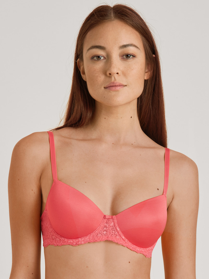 Sous Vêtement Calida Sensual Secrets Underwired T-shirt Bra With Padding Rose Femme | OPX-5781561