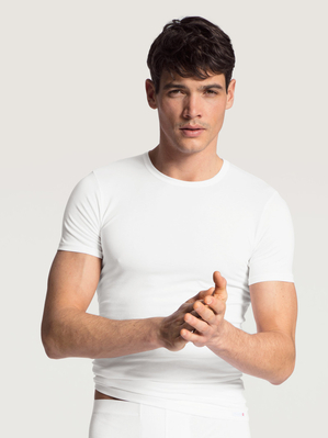 Sous Vêtement Calida Evolution T-shirt Weiss Homme | FMN-6716537