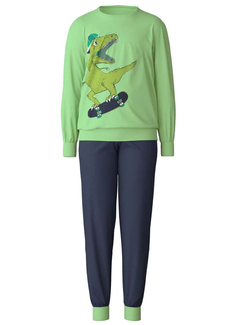 Pyjama Calida Kids Dino Pyjama With Cuff Vert Enfant | TQA-2511754