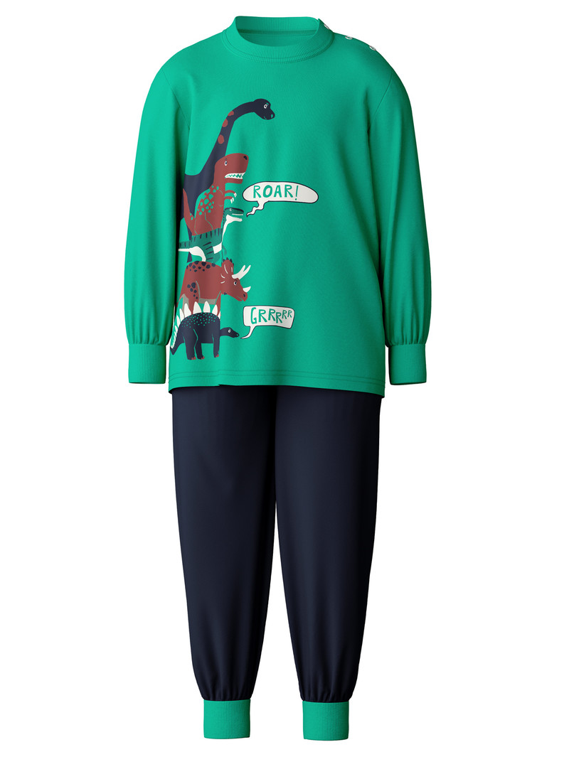 Pyjama Calida Toddlers Dino Pyjama With Cuff Vert Enfant | YQQ-9357164