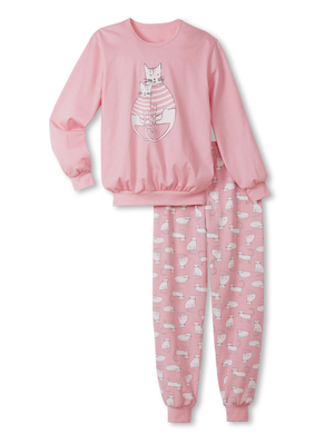 Pyjama Calida Kids Cat Pyjama With Cuff Corail Enfant | SDZ-3182412