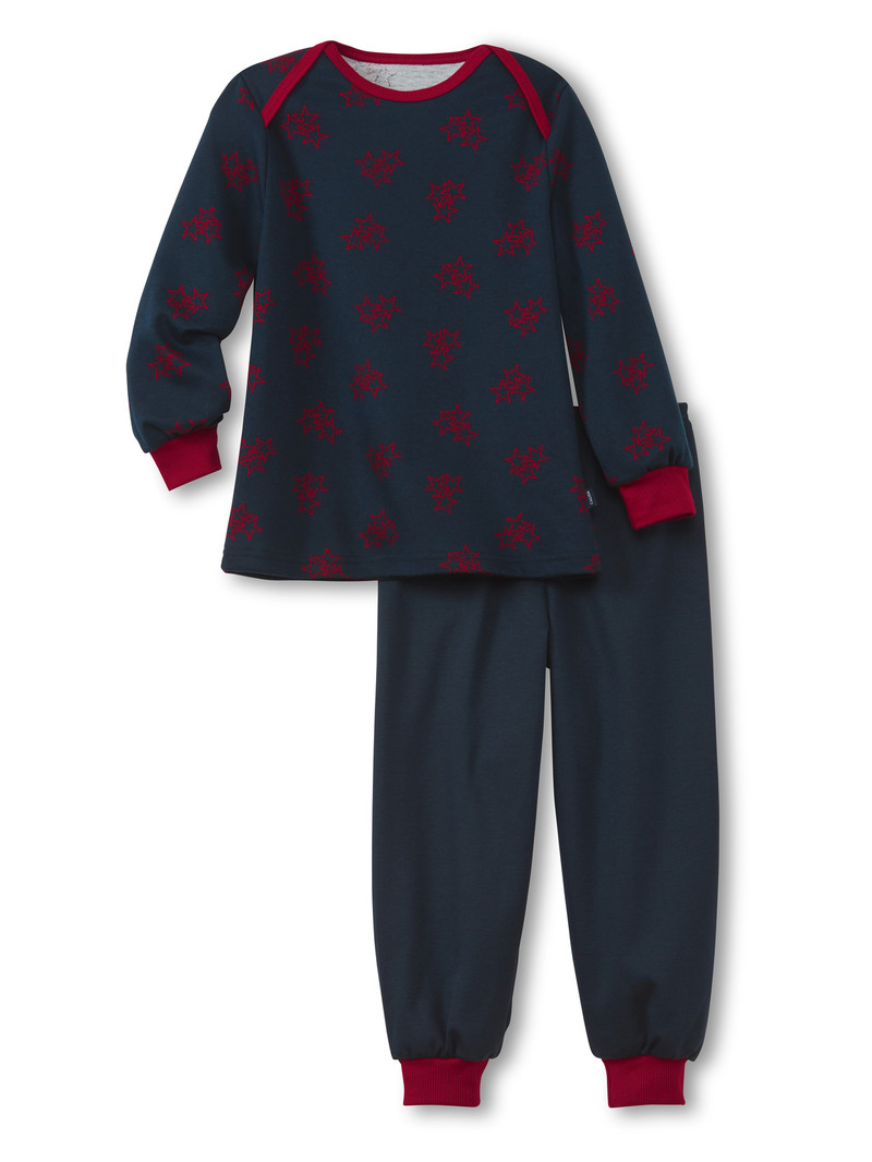 Pyjama Calida Family & Friends Pyjama With Cuff Noir Enfant | ZJE-9157943