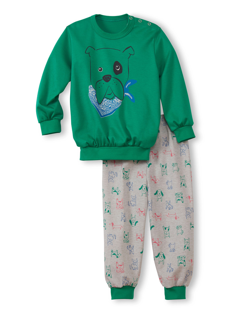 Pyjama Calida Toddlers Puppy Pyjama With Cuff Vert Enfant | PKZ-5268657