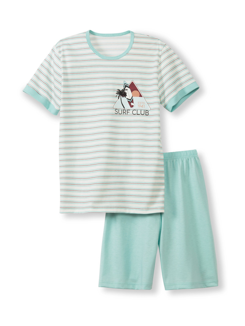 Pyjama Calida Kids Surf Short Pyjama Bleu Enfant | SVG-1610458