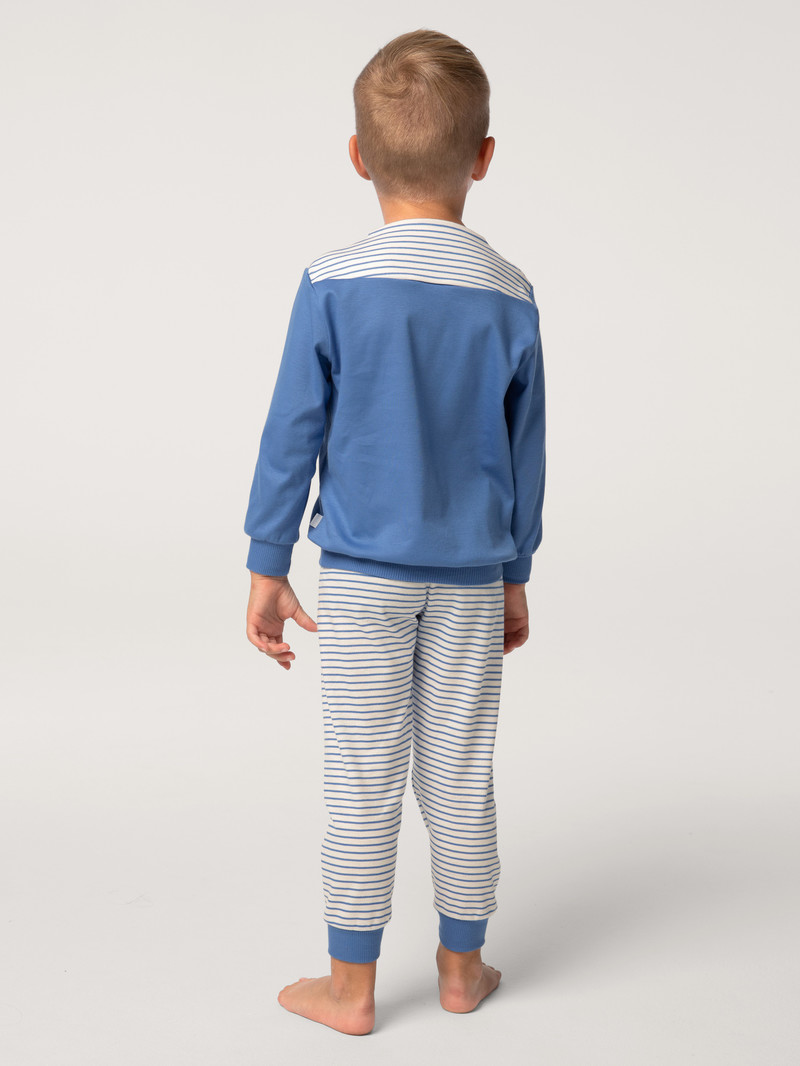 Pyjama Calida Toddlers Youngster Pyjama With Cuff Bleu Enfant | LCR-7768392