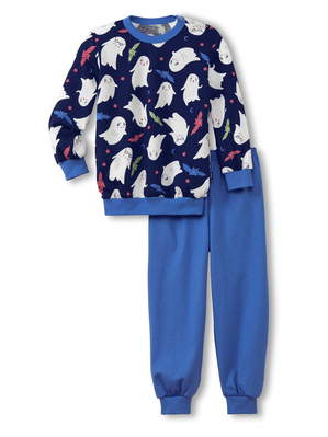 Pyjama Calida Toddlers Ghost Pyjama With Cuff Noir Enfant | JPV-2114569