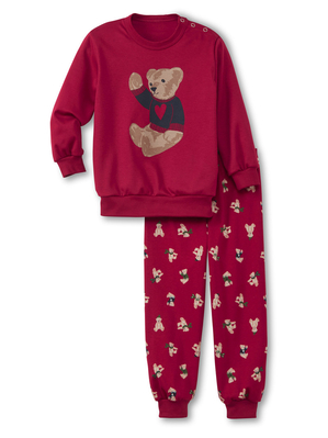 Pyjama Calida Family & Friends Pyjama With Cuff Rouge Enfant | BQX-4308049