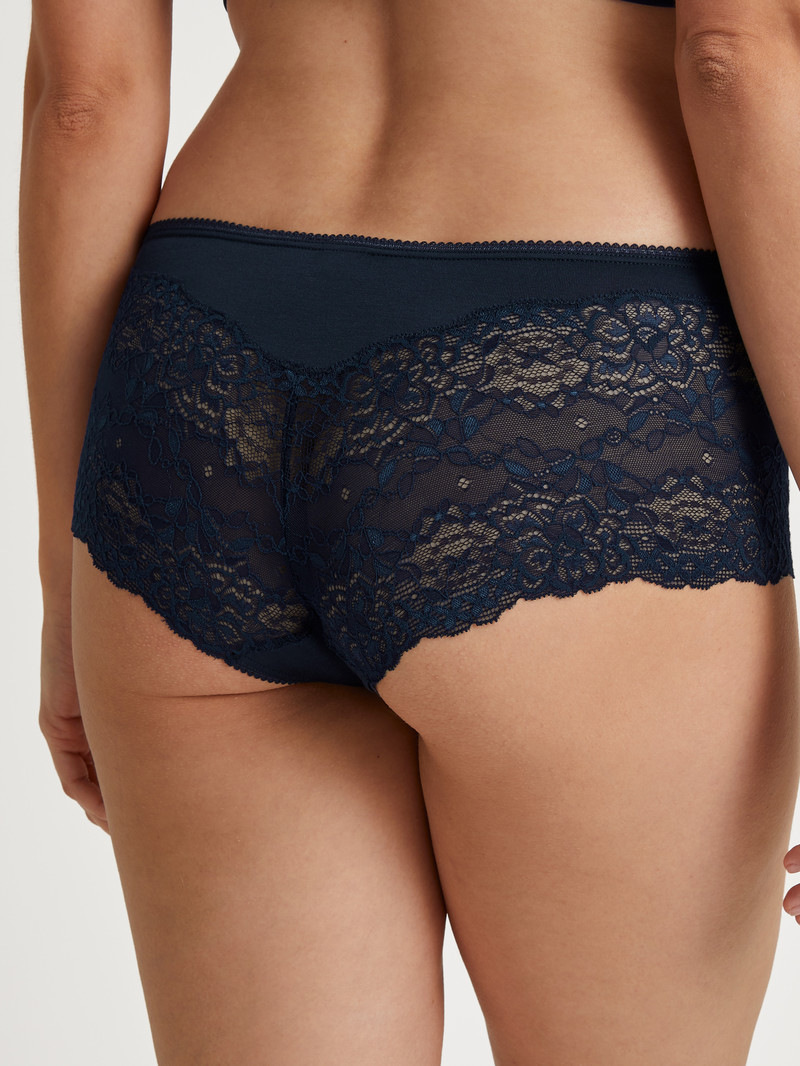 Sous Vêtement Calida Sensual Secrets Shorty Regular Cut Bleu Femme | OGI-6354419