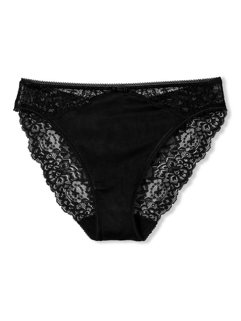 Sous Vêtement Calida Sensual Secrets Brief Schwarz Femme | WPR-5179830