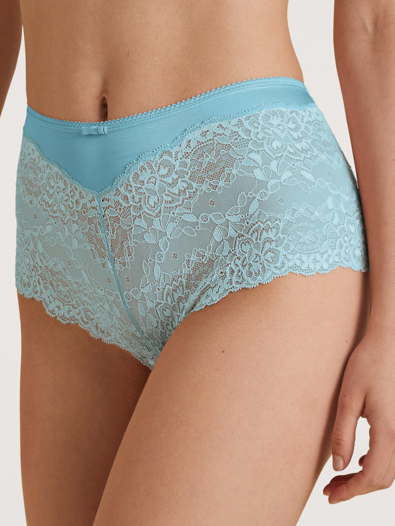 Sous Vêtement Calida Sensual Secrets Shorty Regular Cut Bleu Femme | JUD-1223295