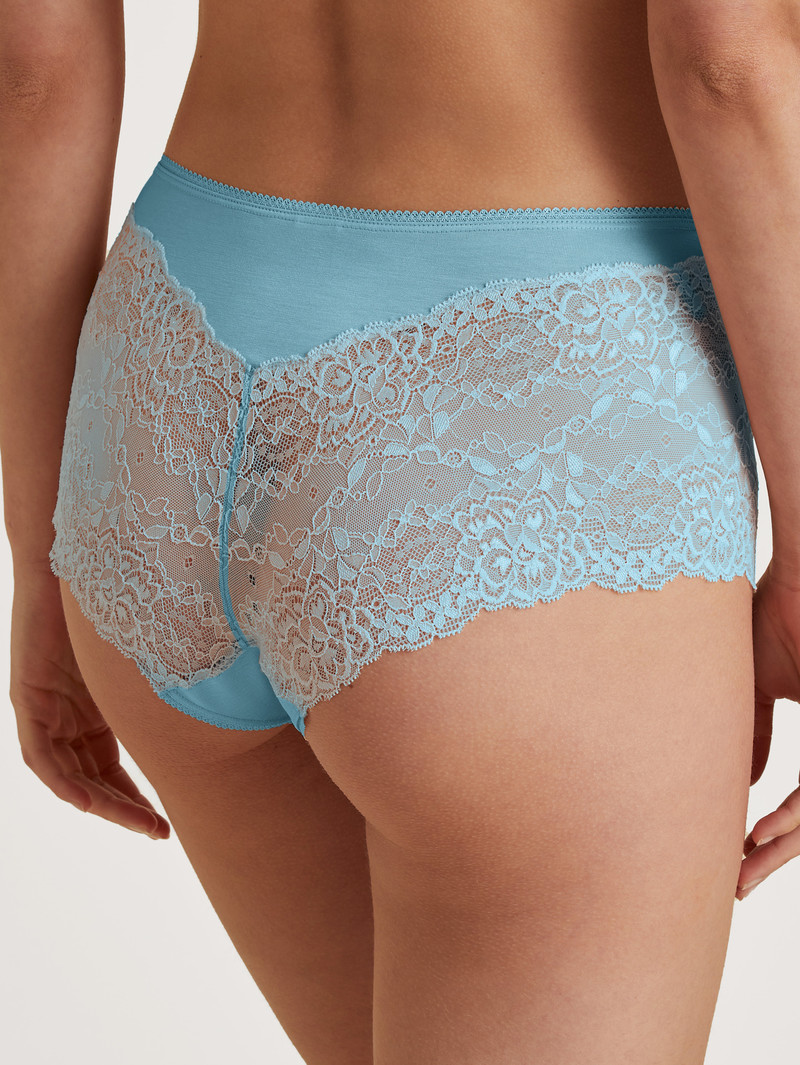 Sous Vêtement Calida Sensual Secrets Shorty Regular Cut Bleu Femme | JUD-1223295