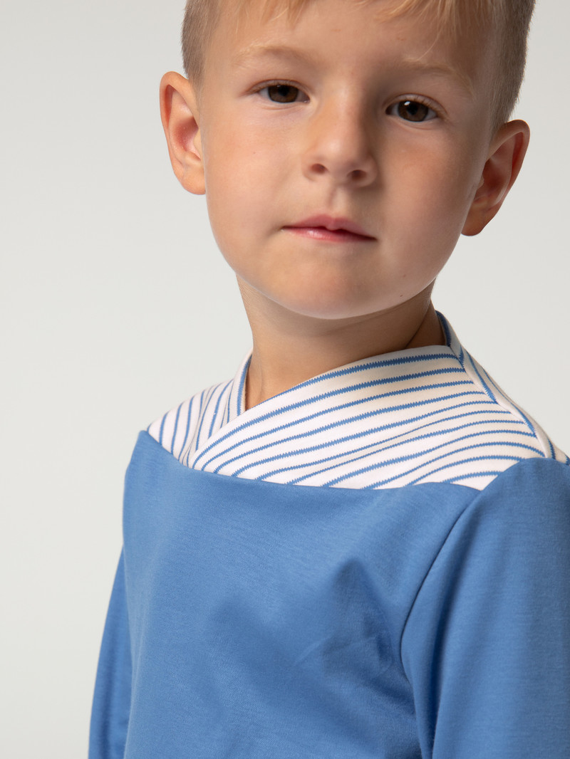 Pyjama Calida Toddlers Youngster Pyjama With Cuff Bleu Enfant | LCR-7768392