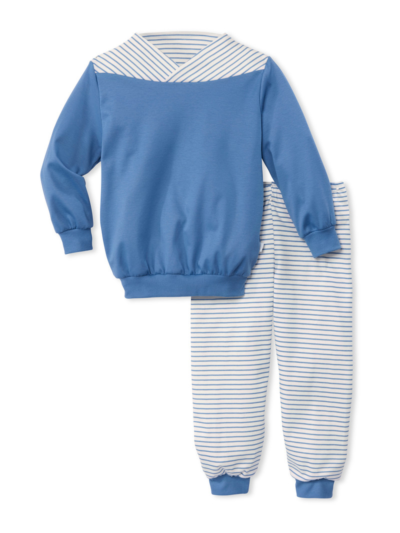 Pyjama Calida Toddlers Youngster Pyjama With Cuff Bleu Enfant | LCR-7768392