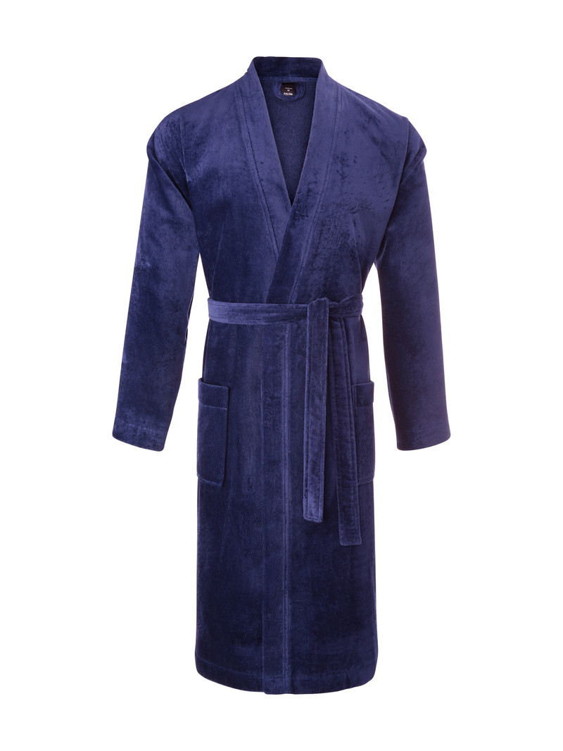 Pyjama Calida After Shower Bathrobe Bleu Foncé Enfant | LZF-2759703