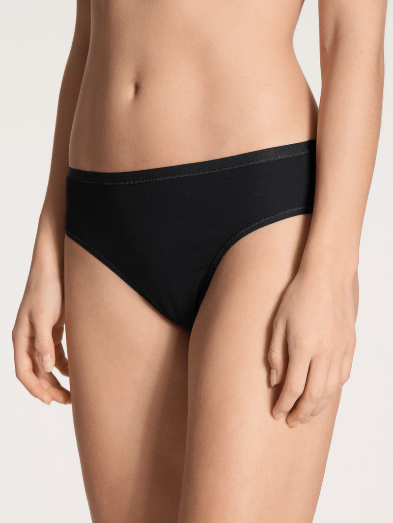 Sous Vêtement Calida Benefit Women Brief Schwarz Femme | JEU-4439107