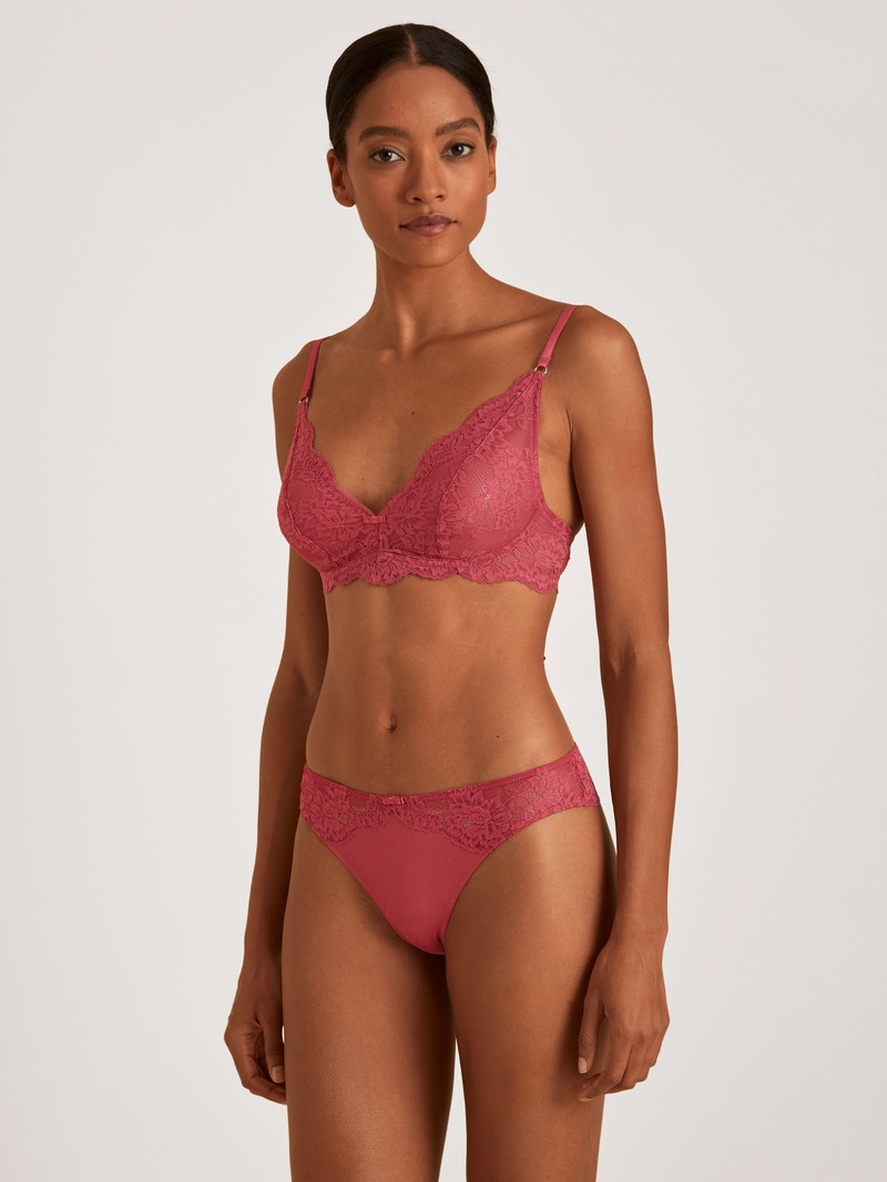 Sous Vêtement Calida Modal Sense Soft Bra Rouge Femme | OOM-9056669