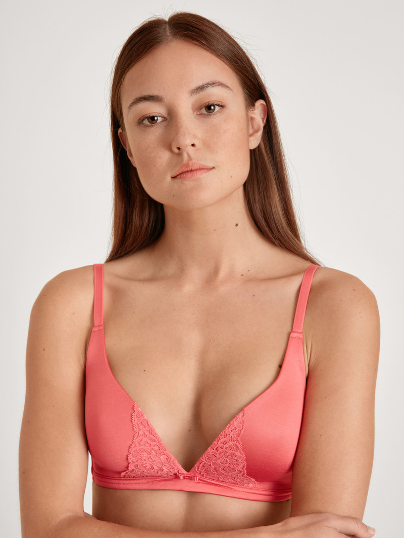 Sous Vêtement Calida Sensual Secrets Soft Bra Rose Femme | AJZ-4208503