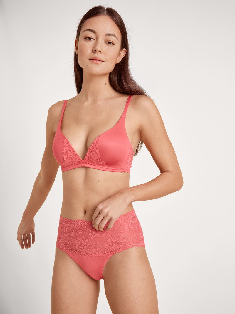 Sous Vêtement Calida Sensual Secrets Soft Bra Rose Femme | AJZ-4208503