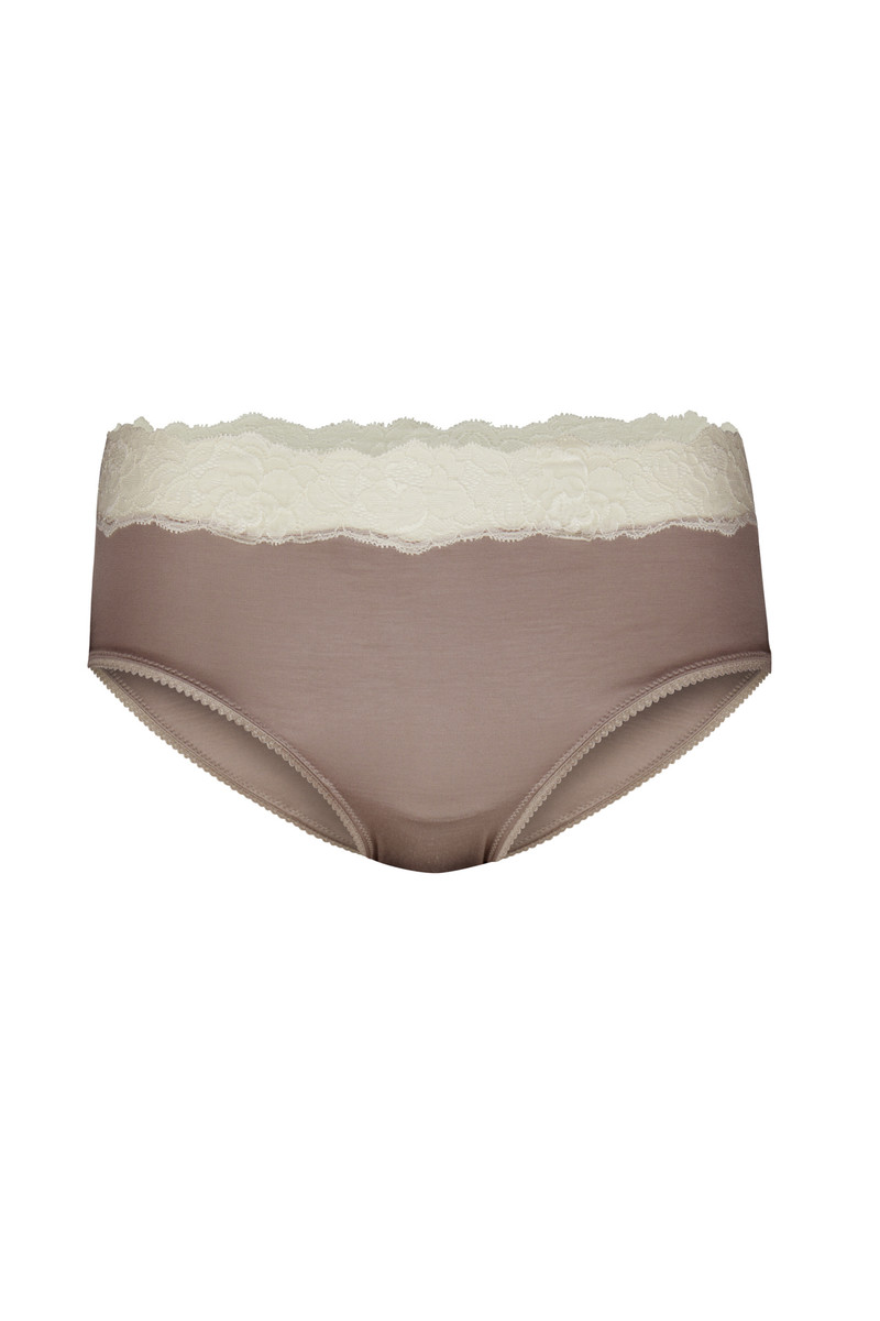 Sous Vêtement Calida Glamorous Lace Panty Etherea Taupe Femme | FVL-3422212