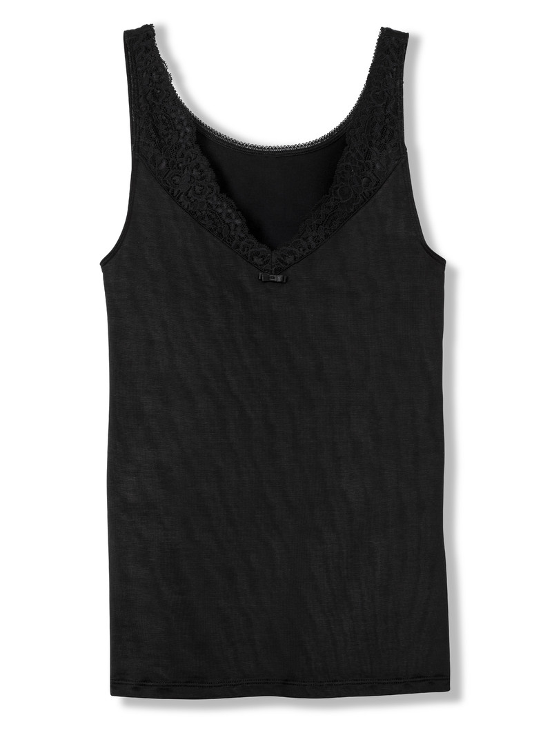 Sous Vêtement Calida Sensual Secrets Tank Top Schwarz Femme | YVD-9024287