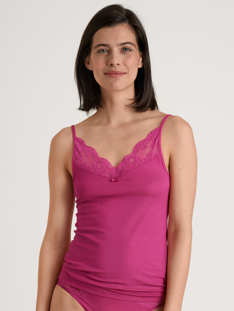 Sous Vêtement Calida Modal Sense Spaghetti Top Fleur Femme | KJJ-7818609