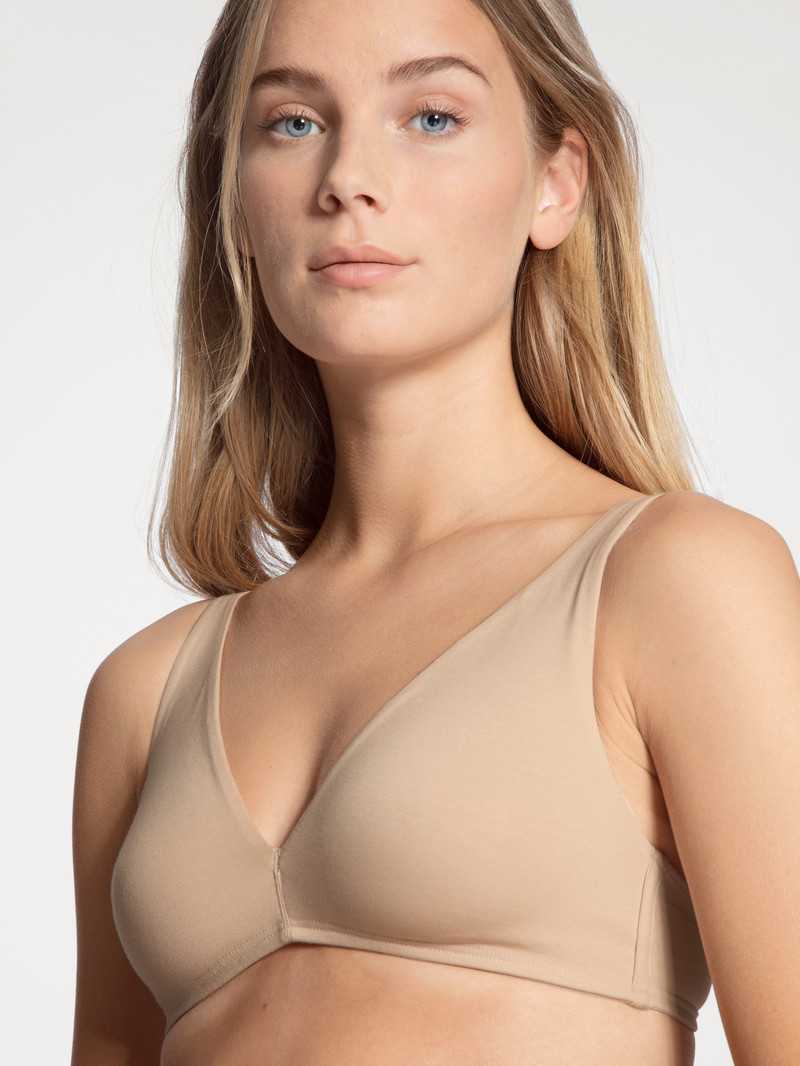 Sous Vêtement Calida Natural Comfort Soft Bra Rose Femme | FHO-4709474