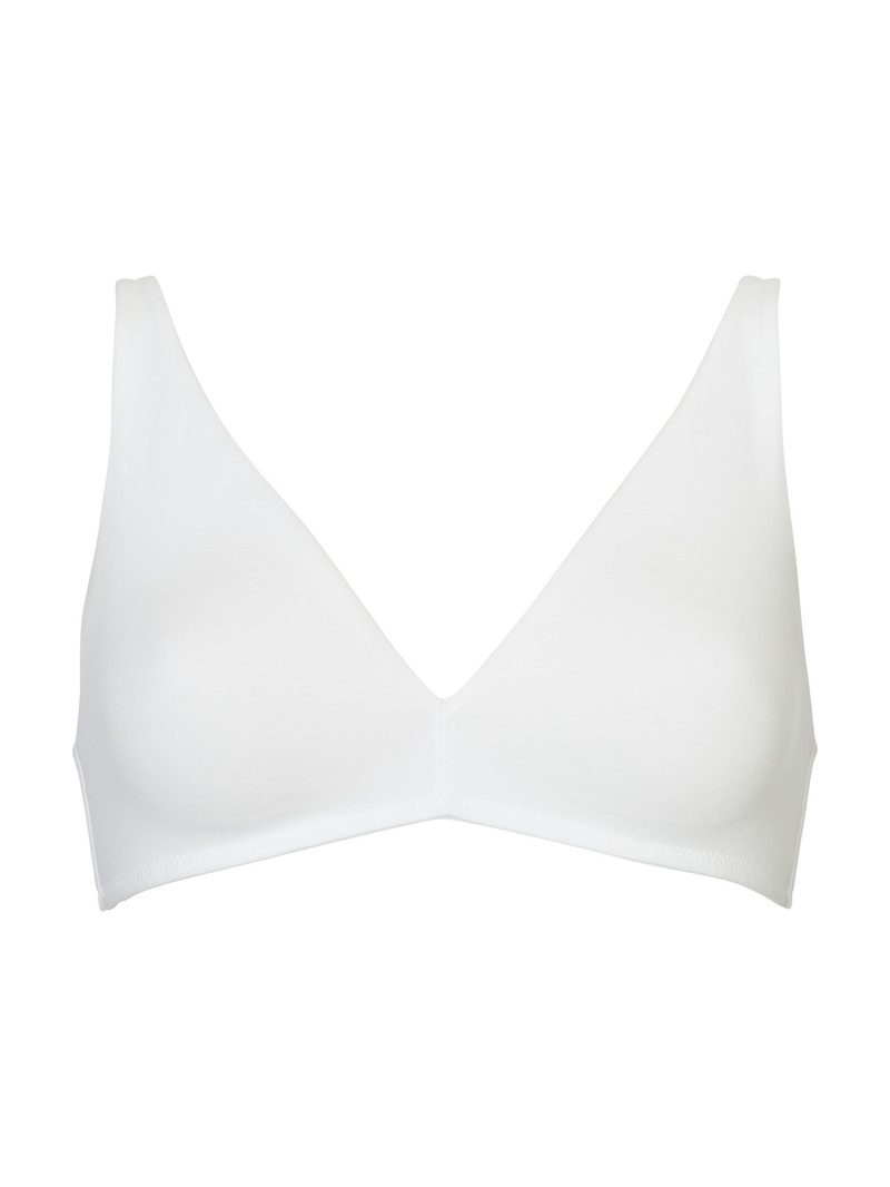 Sous Vêtement Calida Natural Comfort Soft Bra Weiss Femme | HLL-3971041