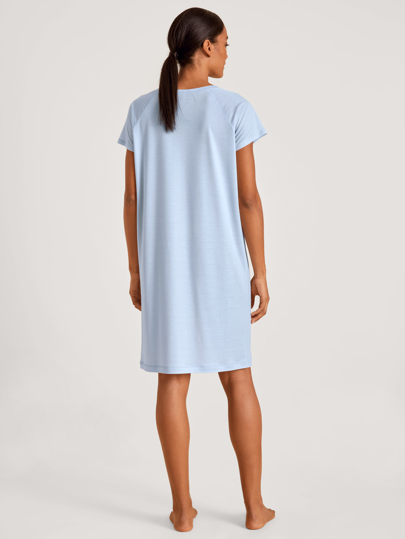 Deepsleepwear Calida Dsw Cooling Sleepshirt Bleu Femme | LHY-4611548