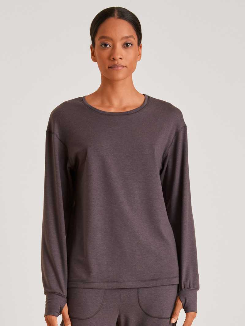 Deepsleepwear Calida Dsw Warming Shirt Long-sleeve Soft Taupe Femme | MSY-9129804