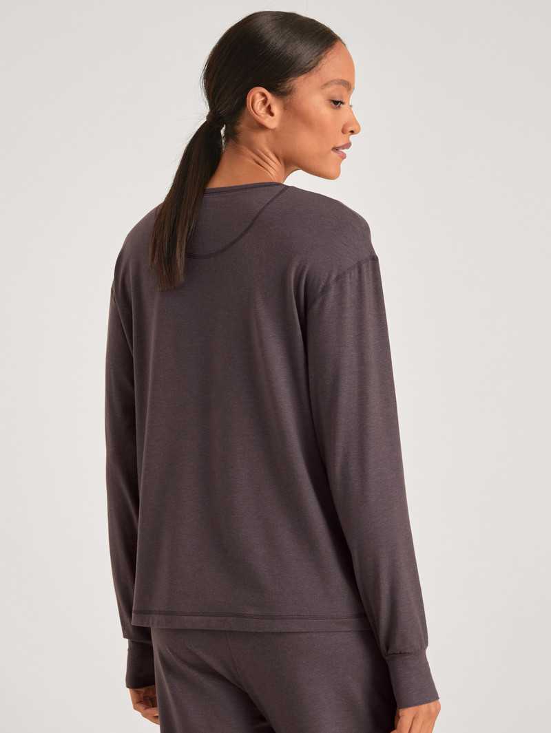 Deepsleepwear Calida Dsw Warming Shirt Long-sleeve Soft Taupe Femme | MSY-9129804