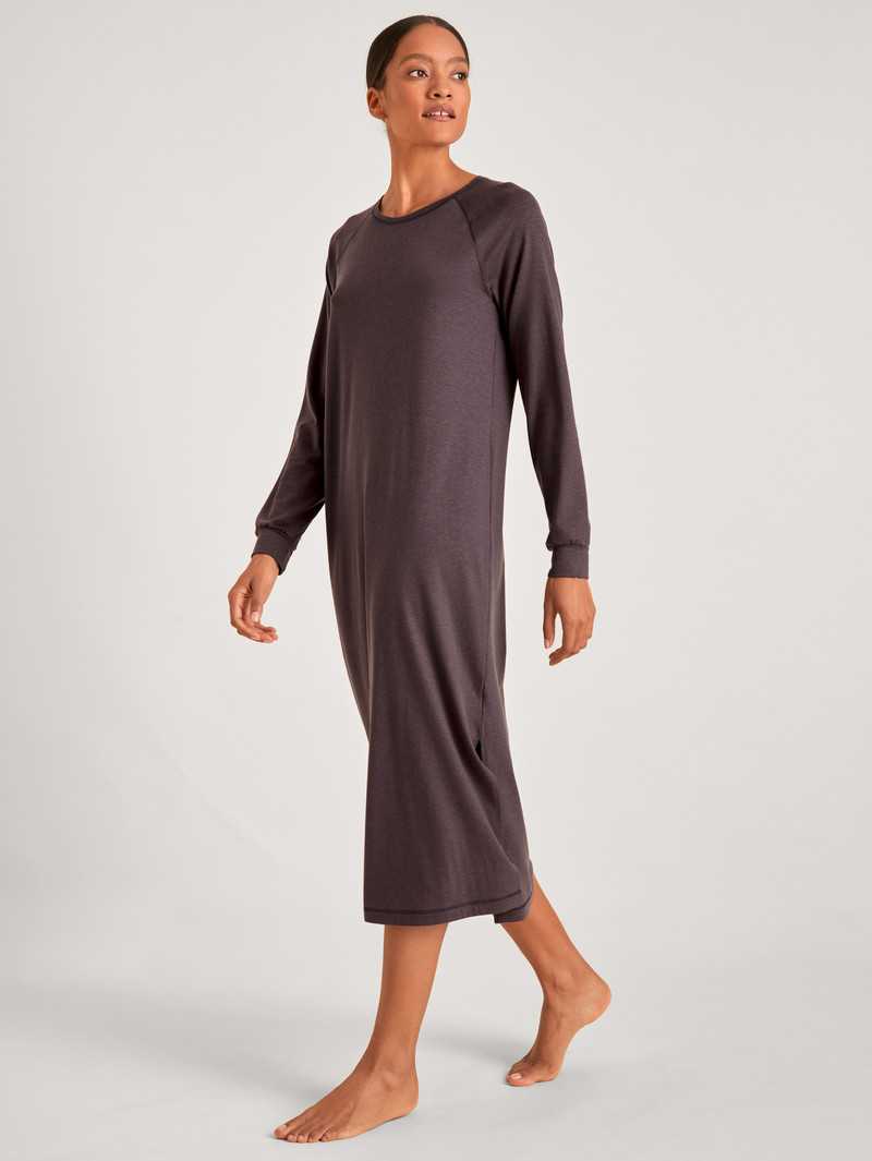 Deepsleepwear Calida Dsw Warming Nightdress Soft Taupe Femme | DDU-9678074