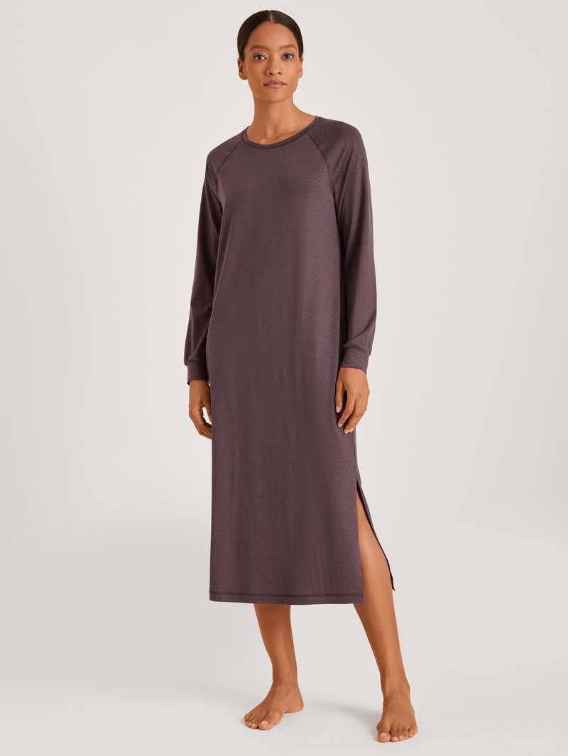 Deepsleepwear Calida Dsw Warming Nightdress Soft Taupe Femme | DDU-9678074