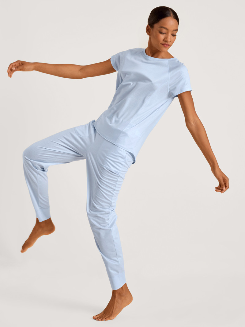 Deepsleepwear Calida Dsw Cooling Pants Bleu Femme | OMS-4108519