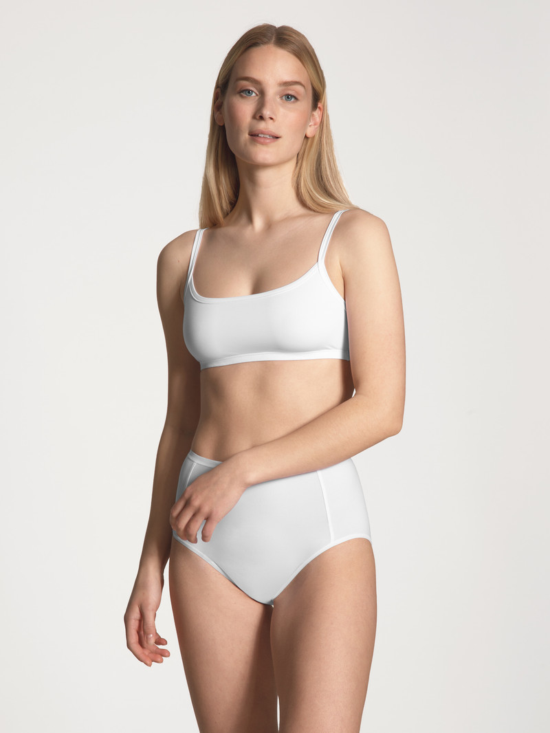 Sous Vêtement Calida Eco Sense Bustier Weiss Femme | WZE-9062188