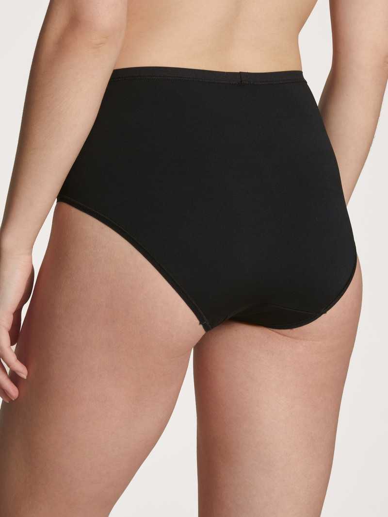 Sous Vêtement Calida Eco Sense Brief Schwarz Femme | BHQ-4209489