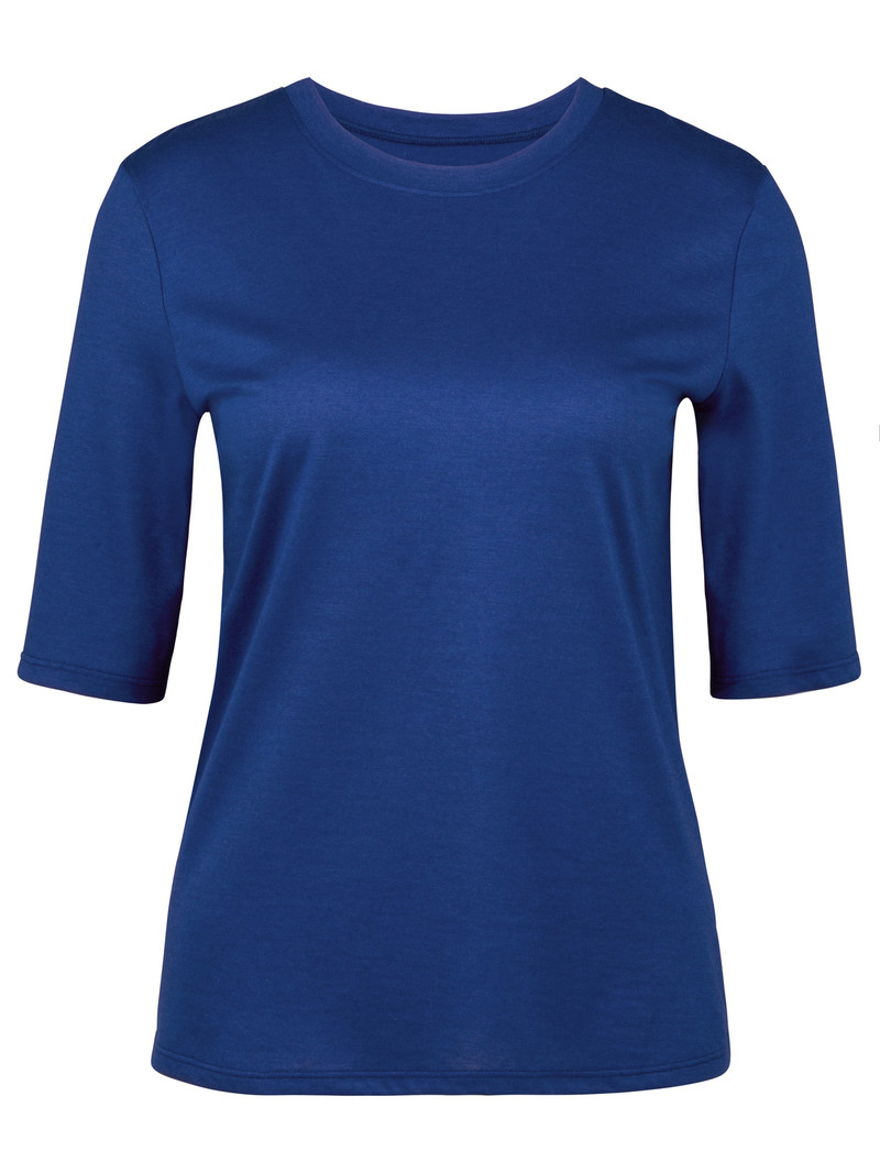 Loungewear Calida Favourites Serenity Shirt Short Sleeve Bleu Femme | CWW-7140793