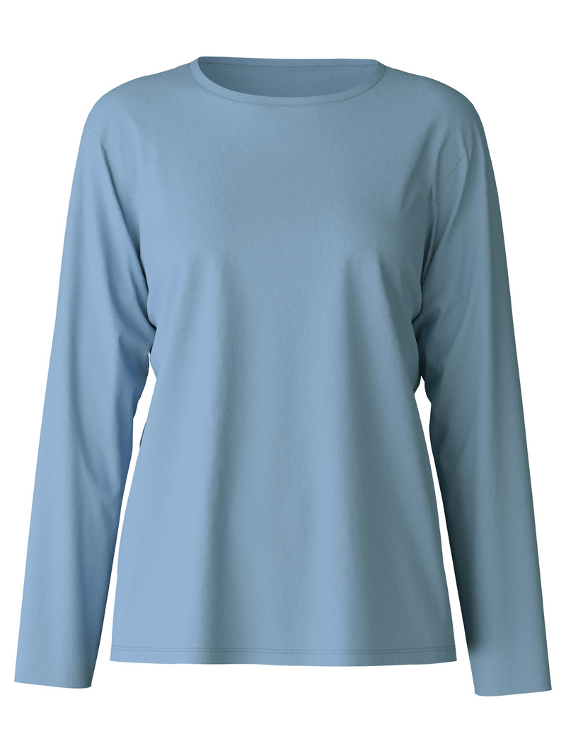 Loungewear Calida Favourites Joy Shirt Long Sleeve Endless Sky Femme | PXH-9233402