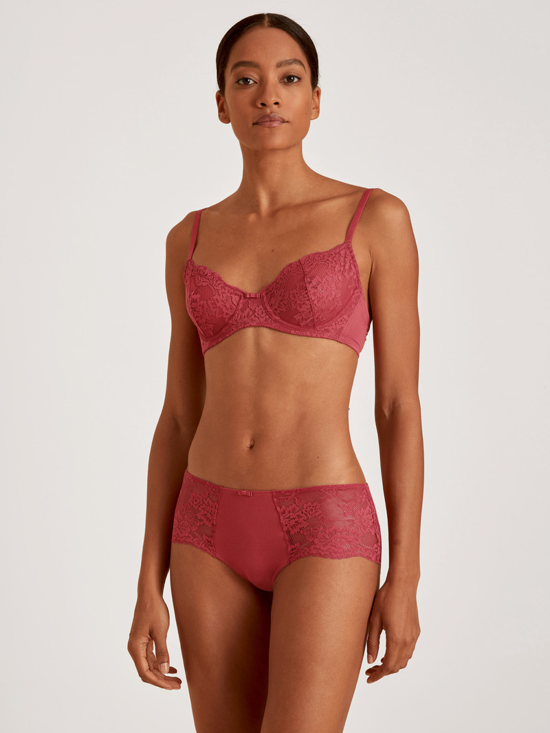 Sous Vêtement Calida Modal Sense Underwired Bra Rouge Femme | CDW-6065951