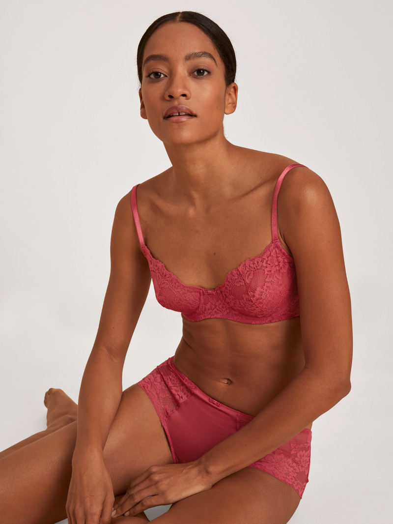 Sous Vêtement Calida Modal Sense Underwired Bra Rouge Femme | CDW-6065951